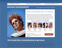 Tablet Screenshot of michigancrossdressers.com